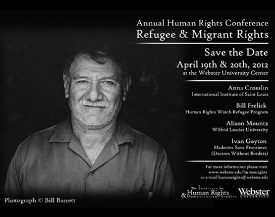 Poster for 2011 Human Rights Conference on Refugee and Migrant Rights